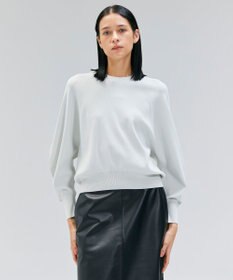 BEIGE， 【洗える】LAURA / ドライタッチバックジップニット