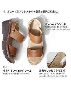 Pointer 本革 超軽量2WAY ツーバンドサンダル