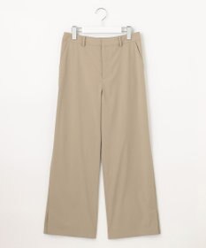 J.PRESS LADIES 【洗える】マイクロタイプライターストレッチ セミワイド パンツ