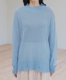 Tiaclasse 【洗える】シアープルオーバーニット