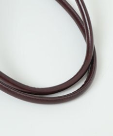 WEGO チャーム付きスクエアボストンバッグ