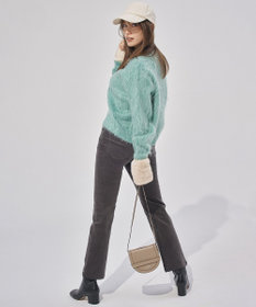 UNFILO ストレッチコーデュロイ スリムパンツ