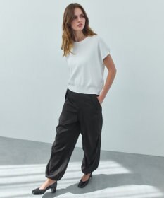 BEIGE， 【ロングセラー】LAURA / ストレッチ ドロップショルダーニット