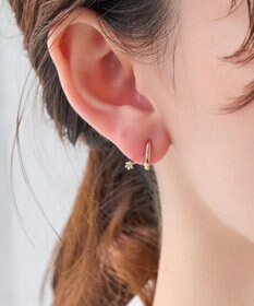 Phoebe 【金属アレルギー対応】【痛くないシリーズ】グレインメタルフロートライトフィットイヤリング