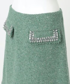 23区 【R(アール)】カラーツイード スカート