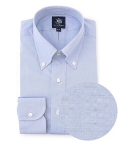 J.PRESS MEN 【定番】【PREMIUM PLEATS / 形態安定】ピンオックス ドレスシャツ / B.D.