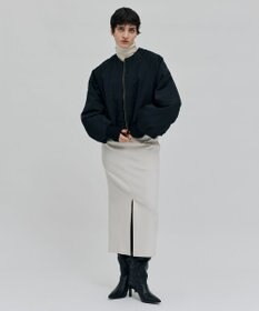 BEIGE， NIQUET / ノーカラーブルゾン