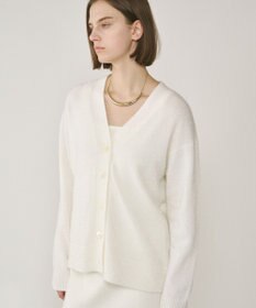 GRACE CONTINENTAL フィルムヤーンニットカーディガン