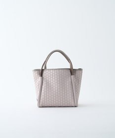 MIYABIYA LAQUOH【撥水加工】篭目柄エンボスボンディングトートS