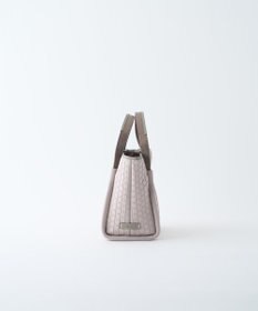 MIYABIYA LAQUOH【撥水加工】篭目柄エンボスボンディングトートS