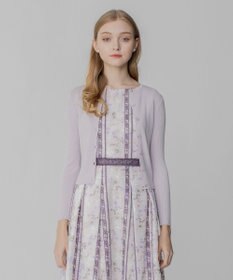 TOCCA 【洗える】SILK RIB CARDIGAN カーディガン