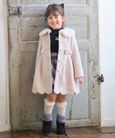 ANY KIDS ハイネック長袖カットソー