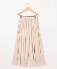 組曲 L 【WEB限定】シアープリーツライクシフォン パンツ