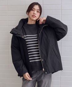 ANY 撥水フーデットダウンコート ブラック