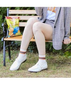 ing <ing>Tストラップタンクソールローファー