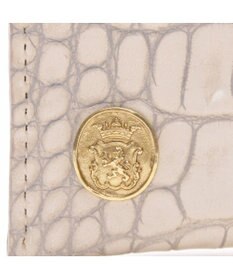 A.D.M.J. 【牛革】クロコ型押しオーガナイザーパース