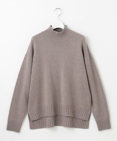 自由区 ウールカシミヤブレンドスパンコールハイネック ニット