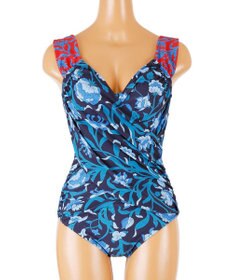 San-ai Resort（三愛水着楽園） 【SALE】【Reir　Premium】Columbia patch（Liberty Fabric)　 ワンピース水着 9号/11号