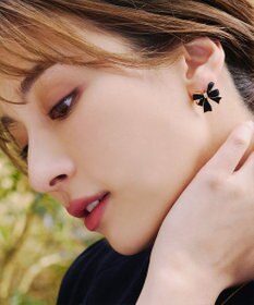 Tiaclasse   【金属アレルギー対応】リボンモチーフピアス