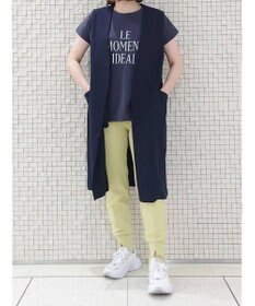 UNFILO 【UVケア/接触冷感】汗ジミ防止 撥水ロゴT