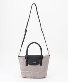 LA BAGAGERIE フラップ2WAYかごトートバッグ