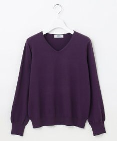 J.PRESS LADIES L 【洗える】PRINCE Vネック ニット