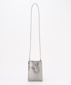 Y'SACCS PVCメタリックショルダーバッグ