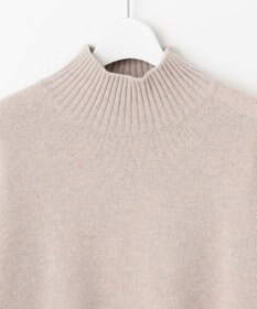 自由区 ウールカシミヤブレンドスパンコールハイネック ニット