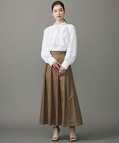 自由区 【カタログ掲載】ソフトスパンビエラボウタイ ブラウス