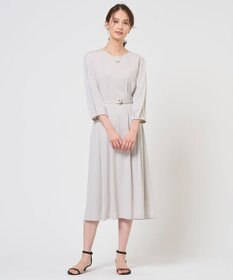 J.PRESS LADIES トリアセスムース フレア ワンピース