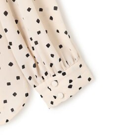 TOCCA PROMISE RIBBON ROSETTE ドット柄ブラウス