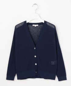 自由区 S ファインリネンナイロン カーディガン