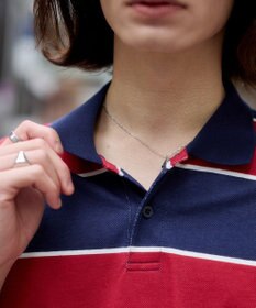 WEGO 【ユニセックス着用ITEM】ワンポイントボーダーポロ（SS）