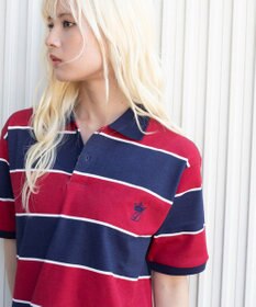 WEGO 【ユニセックス着用ITEM】ワンポイントボーダーポロ（SS）
