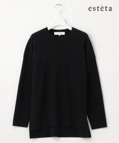 23区 S 【エステータ】エアリースパンウール プルオーバーニット