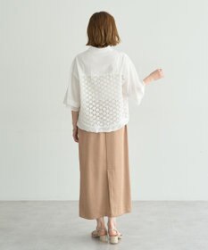 YECCA VECCA シャイニーツイルナロースカート