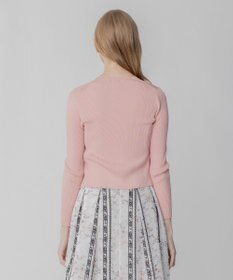 TOCCA 【洗える】SILK RIB CARDIGAN カーディガン