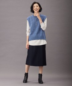 J.PRESS LADIES 【洗える】ウールスムース スカート