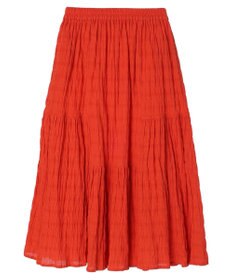 Green Parks Ｉ　段違いギャザーロングスカート