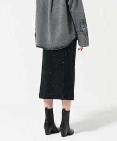 GRACE CONTINENTAL スパンコールタイトスカート