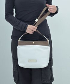 Hekhèr Le Style de Vie 新色追加【日本製】PUコートコットンキャンバス ショルダーバッグ