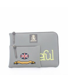 A.D.M.J. 【魔法の様に軽い】マジックライト/コード刺しゅうフラットポーチ2セット(S・LL)