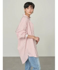 AMERICAN HOLIC イージーケアバックオープンシャツチュニック