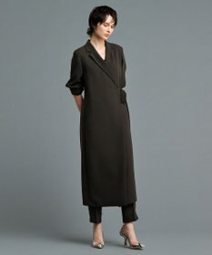 uncrave 【防しわ・洗濯機洗い可】ウォッシャブル ダブルクロス ワンピースコート（uncrave STANDARD）