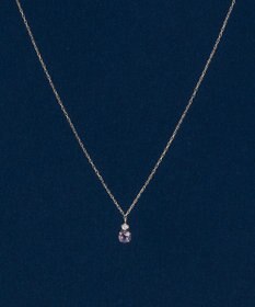 Phoebe 【K10】ジュエルラックネックレス　アメジスト/2月誕生石/天然石/全長:40cm