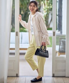 ANY L イージーケアライトストレッチテーパードパンツ