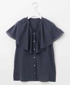 自由区 【洗える・XSサイズあり】キュプラコットンブロード ブラウス