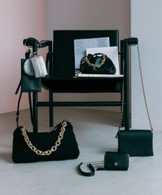 ICB チェーン付きミニ巾着バッグ