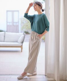 ANY L 【洗濯機可能/接触冷感/UVケア/イージーケア】清涼リラックスパンツ