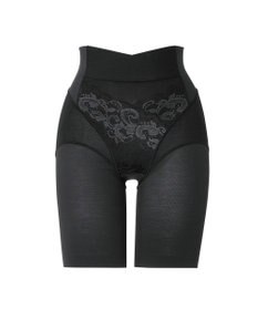 BRADELIS New York 【BRADELIS NewYork peace】綿混フィットレースガードル お尻と太ももの境目をしっかり作る補整ガードル